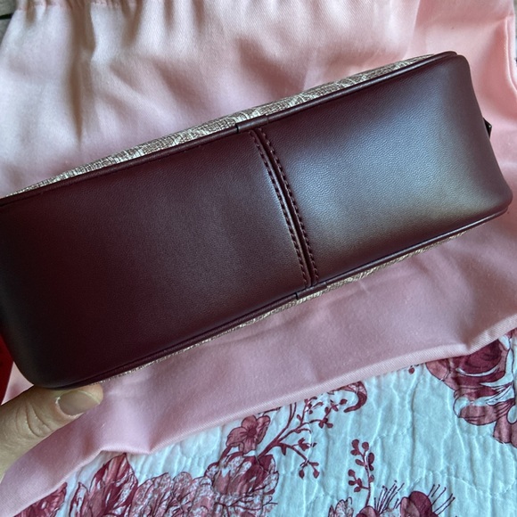 Kate Spade Spade Flower Coated Canvas Infinite Medium Crossbody Pink Multi NWT - Picture 6 of 14